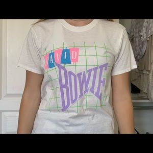 american eagle “david bowie” tee shirt